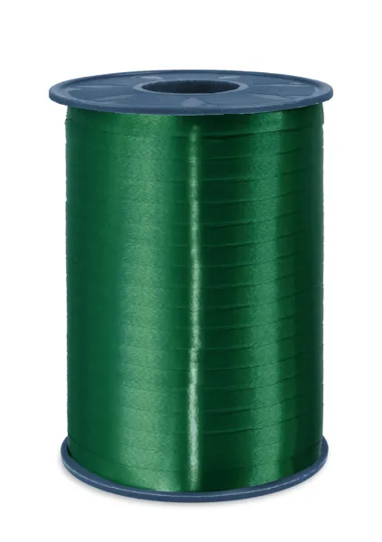 P Curly ribbon 5mmx500m Smaragd Green