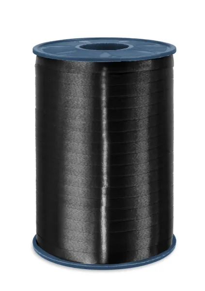 P Curly ribbon 5mmx500m Black
