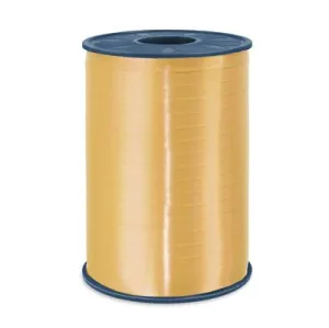 P Curly ribbon 5mmx500m Champagne