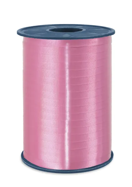 P Curly ribbon 5mmx500m Pink