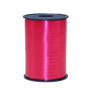 P Curly ribbon 5mmx500m Raspberry