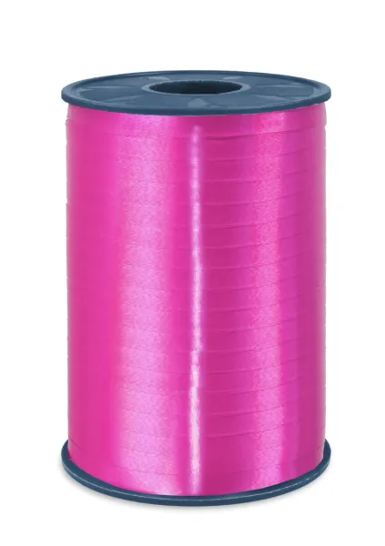 P Curly ribbon 5mmx500m Margenta