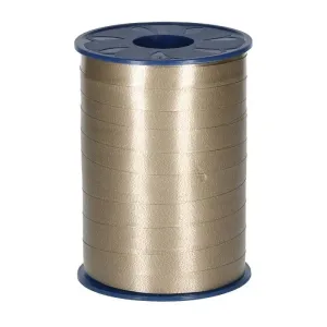 P curly Ribbon 10mmx250m Taupe
