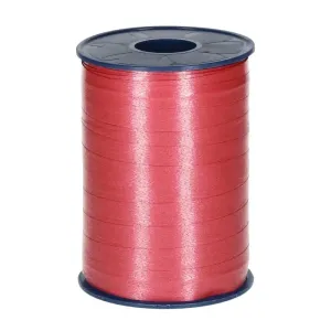 P curly Ribbon 10mmx250m Zinnoberrot