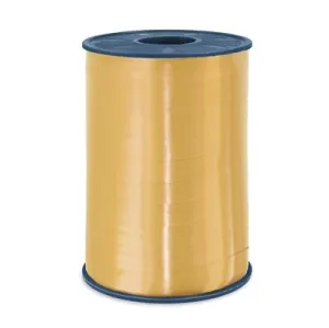 P curly Ribbon 10mmx250m Champagne
