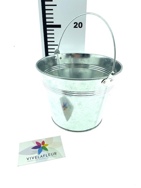B Bucket zink Ivydale h15 cm dia 19 cm