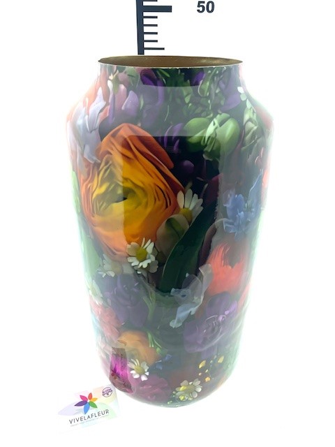 Iron Vase H45 / D24 cm (Mix)
