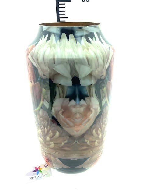 Iron Vase H45 / D24 cm (Zalm)