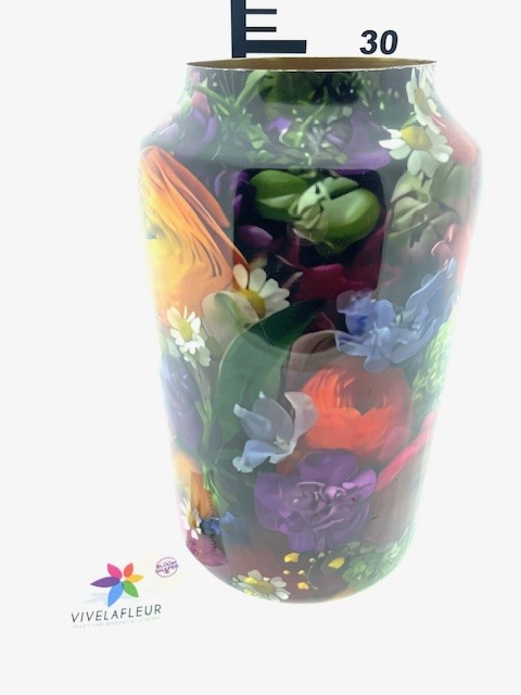 Iron Vase H30 / D18 cm (Mix)
