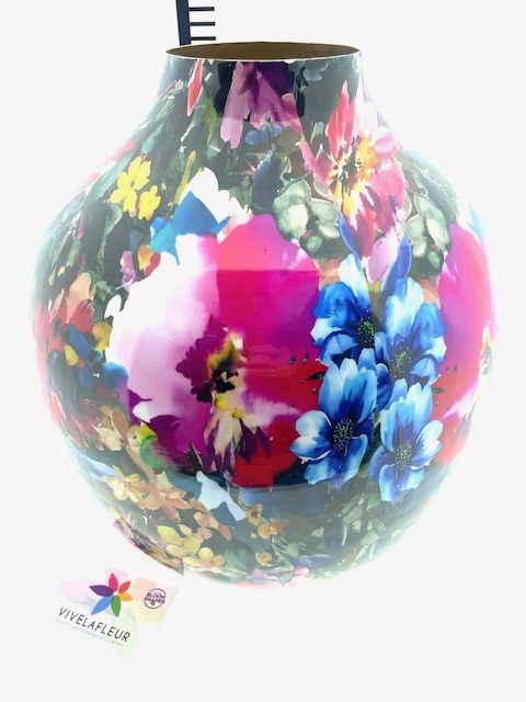 Iron Vase H35 / D30 cm