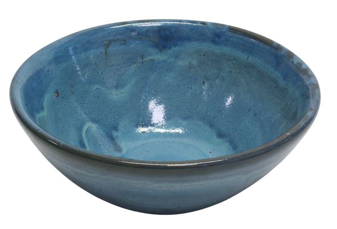 J Ceramic bowl Loes blue Ø27 H11