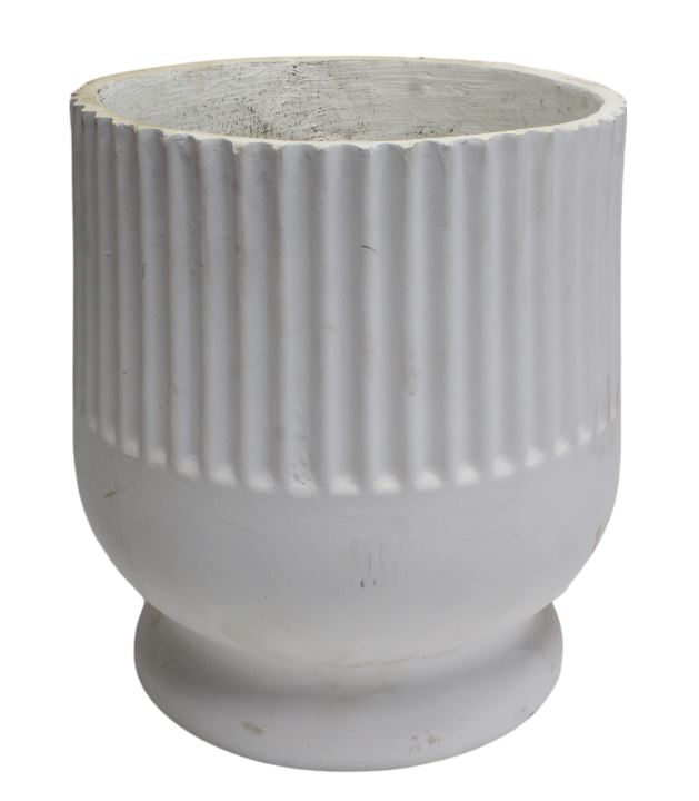J Ceramic pot Mick white Ø39 H44