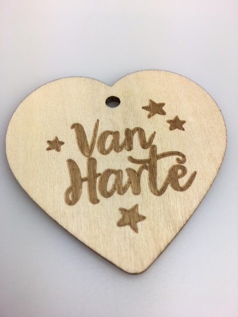 Houten Hartjes 