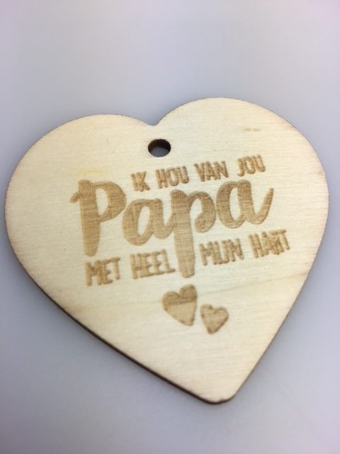 Houten Hartjes 