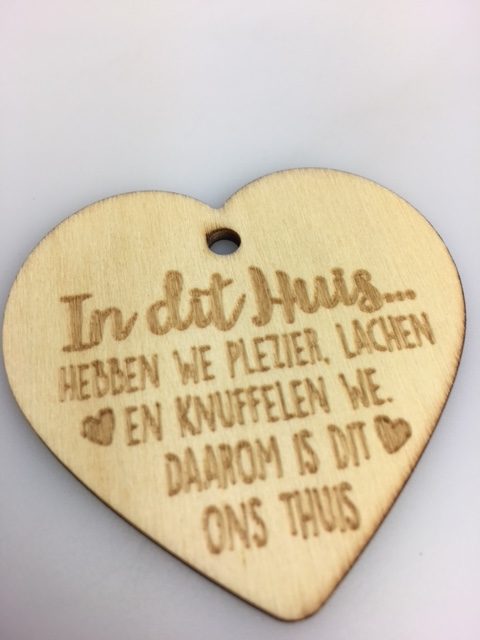 Houten Hartjes 