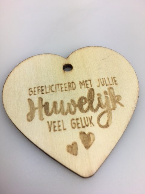 Houten Hartjes 