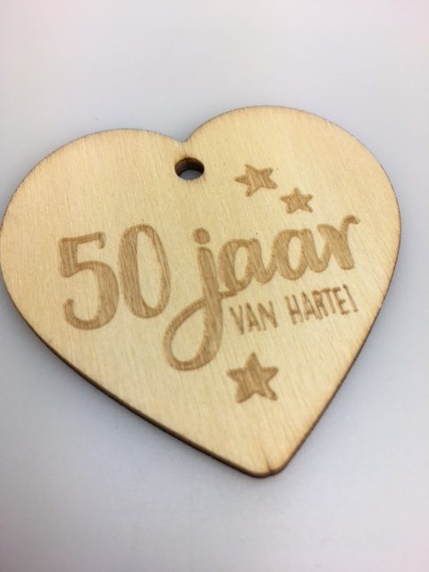 Houten Hartjes 