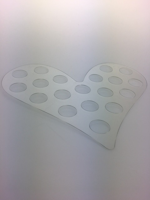 Inleg hart 19 gaten bloom-shaper