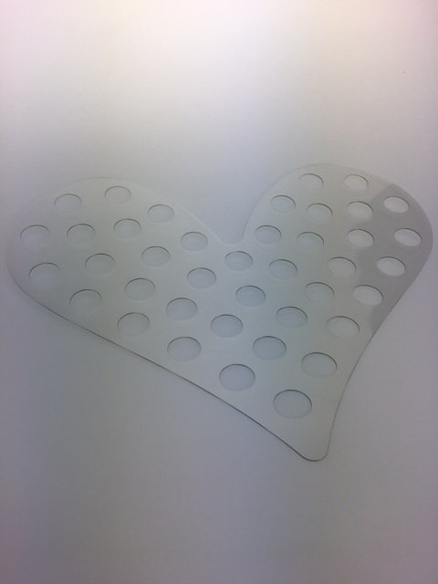 Inleg Hart 40 gaten bloom-shaper
