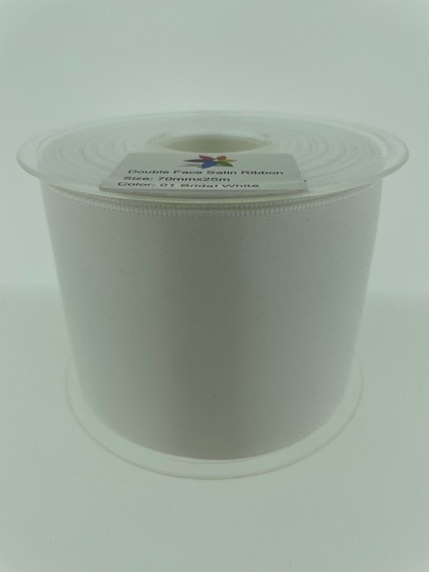 Dubbelzijdig Lint Bridal Wit