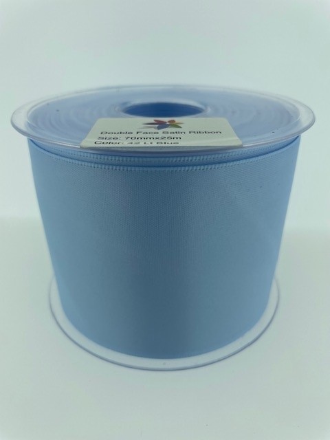 Dubbelzijdig Lint Licht Blauw