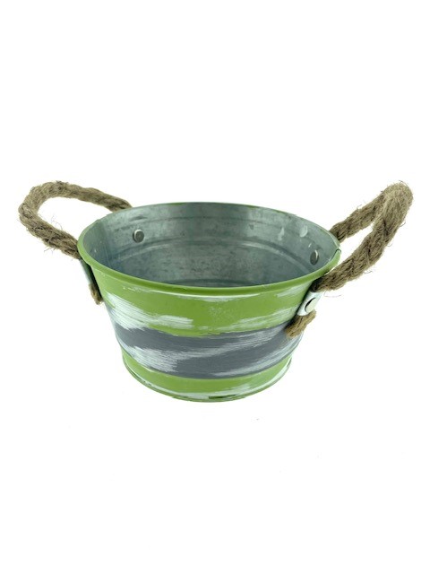 Zink groen + touw