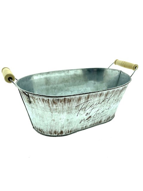 Zink vintage ovaal