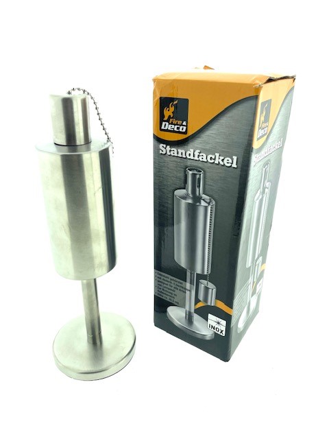 B Tafel fakkel recht H26,5 / 10cm